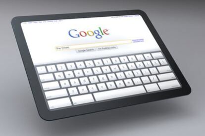 Google difunde propuestas muy parecidas al iPad.