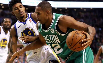 Al Horford, ante Nick Young.