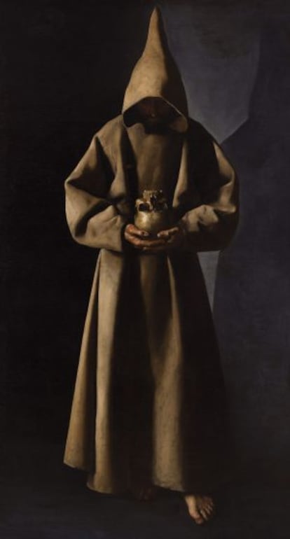 Saint Francis, by Zurbarán, on loan from the Milwaukee Art Museum.