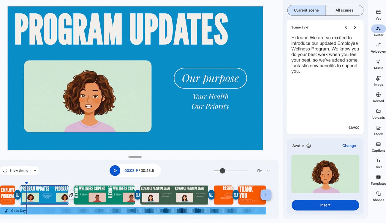 Google Vids se renueva con más IA: mejores avatares, exportación directa a YouTube y más