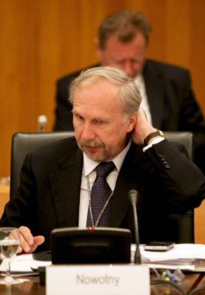 El gobernador del Banco Nacional de Austria, Ewald Nowotny. EFE/Archivo