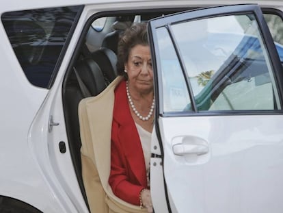 La exalcaldesa de Valencia y senadora Rita Barberá.