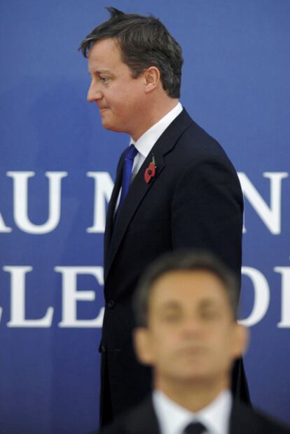 David Cameron y Nicolas Sarkozy, en noviembre en Cannes.