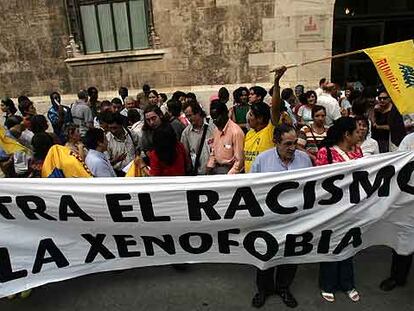 Concentración contra el racismo