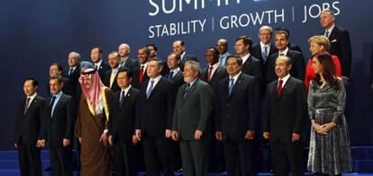 Foto de familia de los líderes del G-20