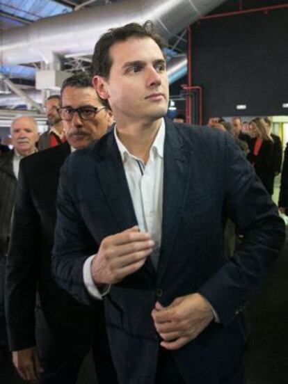 Miguel García y Albert Rivera.