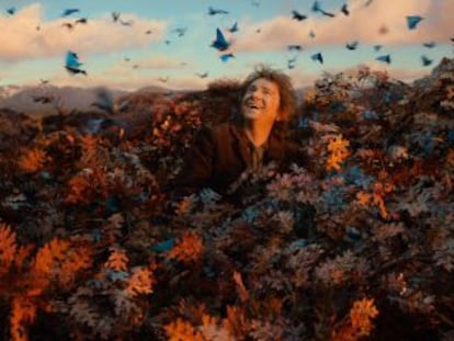 Martin Freeman, en un fotograma de 'El hobbit: la desolación de Smaug'