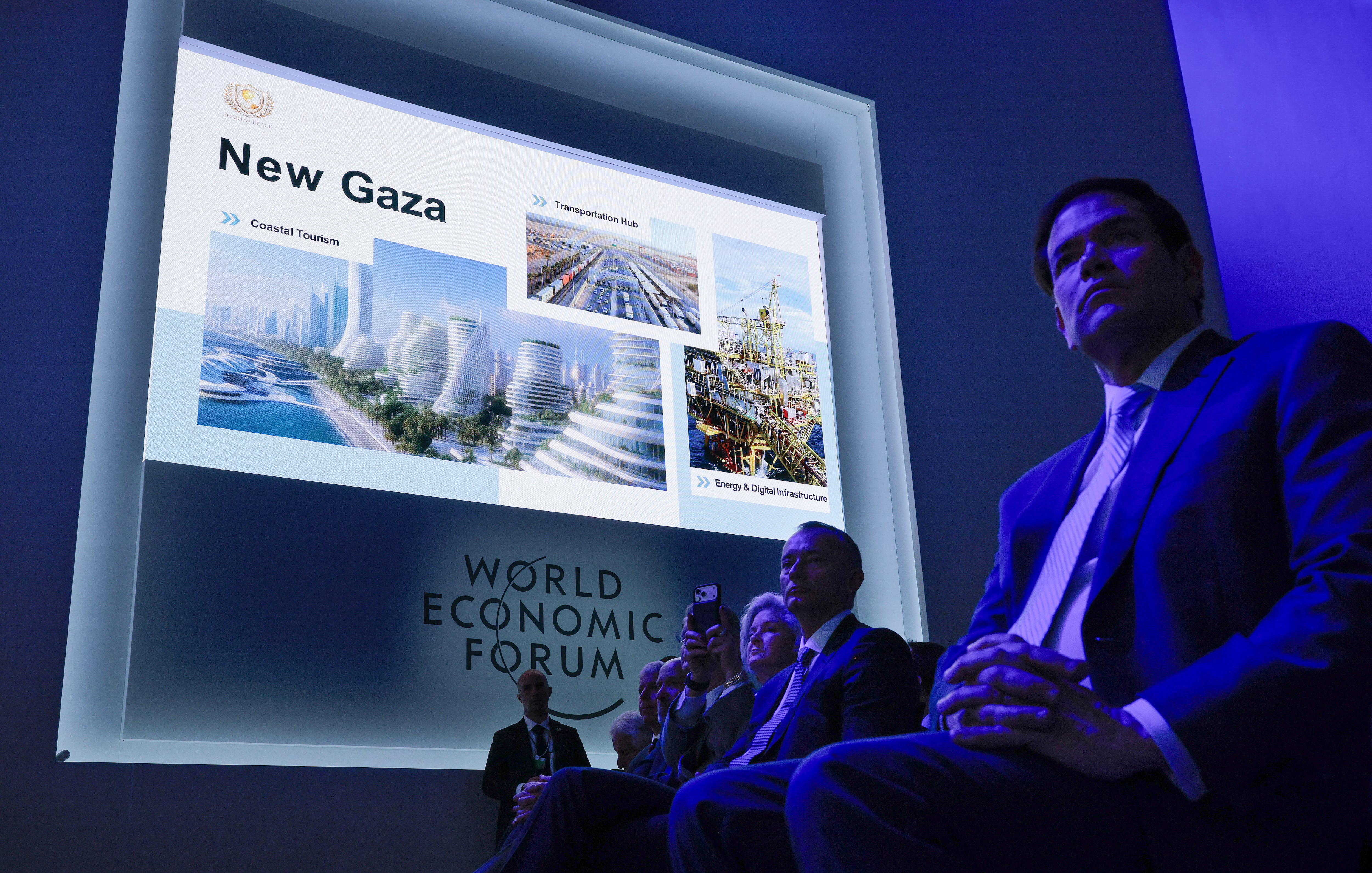 El Gobierno de Trump vende en Davos una “nueva Gaza” al estilo de Dubái
