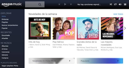 Amazon Music gratis.