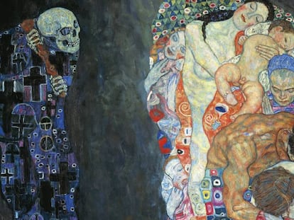 'Vida y muerte', de Gustav Klimt (1862-1918). 
 