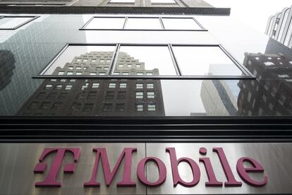 Imagen de una sede de T-Mobile en Nueva York