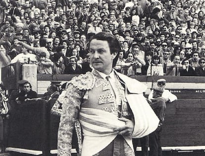 Manolo Montoliú, la tarde de su alternativa, en 1986.