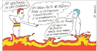Viñeta de Peridis del 18 de agosto de 2025