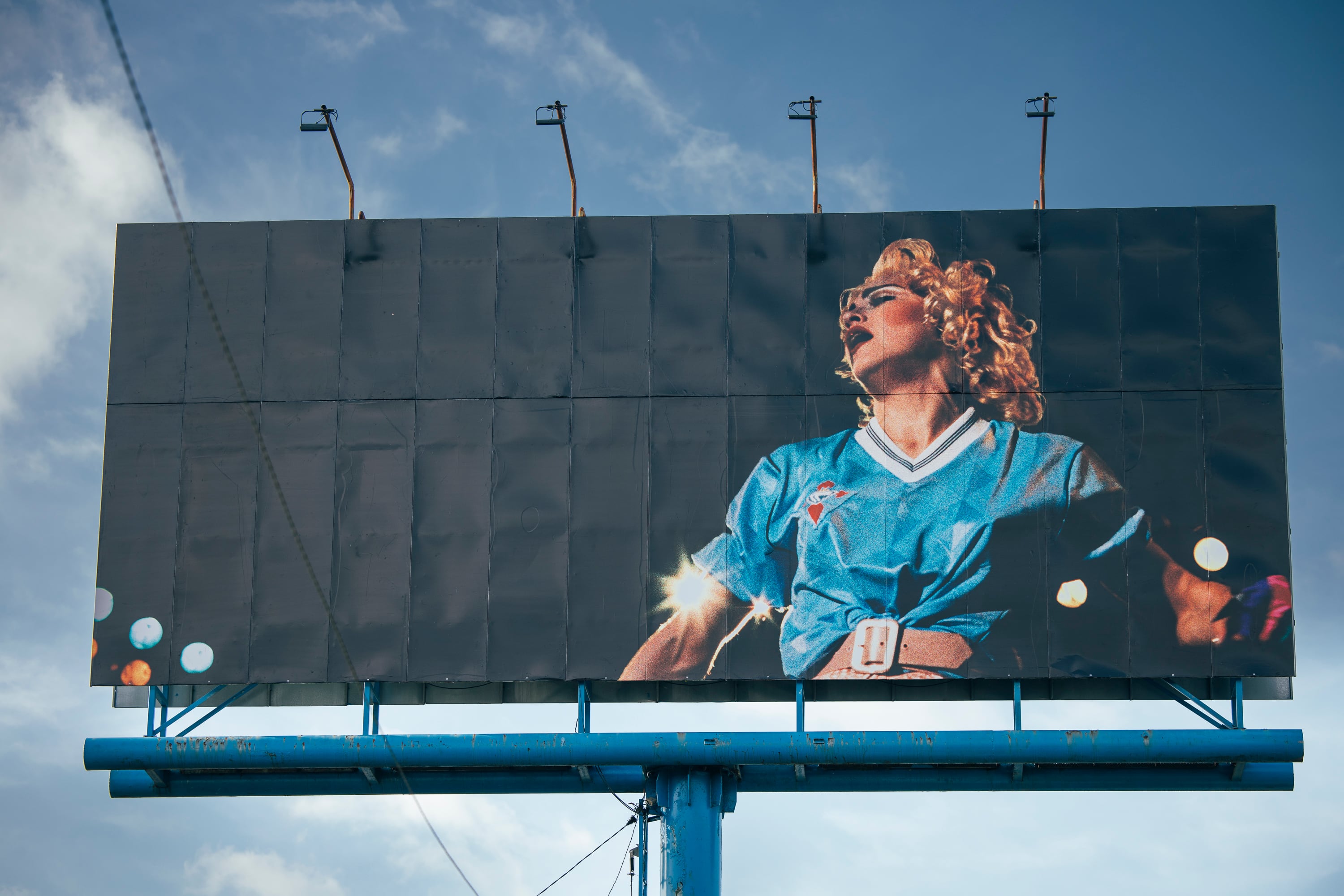 Se busca la camiseta del Celta que lució Madonna hace 36 años en Vigo: “Alguien la guarda en un cajón”