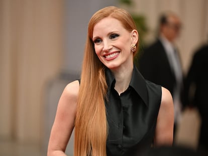 La actriz Jessica Chastain, el 27 de noviembre de 2023 durante el pase de 'Memory' en el Marrakech International Film Festival, en Marraquech (Marruecos).