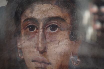 Retrato de una mujer de El Fayum.