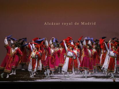 El Alcázar de Madrid, una de las "extinciones" recordadas por Romeo Castellucci en su montaje.