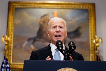 Biden pide “resolver las diferencias en las urnas, no con balas” 