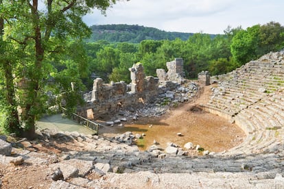 Las ruinas de Troya, en la ciudad de Çanakkale.