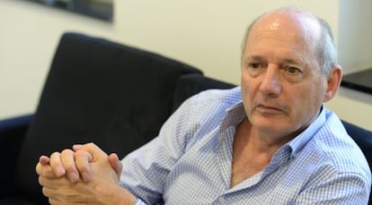 Ron Dennis, durante la entrevista en Abu Dabi. 