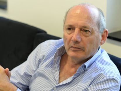 Ron Dennis, durante la entrevista en Abu Dabi. 