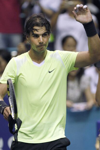 Rafa Nadal, en el torneo de Bangkok.