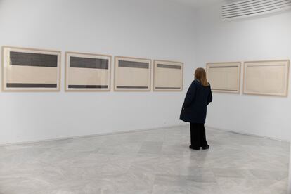 Obras de Concha Jerez, en el Centro Andaluz de Arte Contemporáneo (CAAC), en Sevilla.