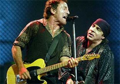 Bruce Springsteen, en el concierto de Barcelona.
