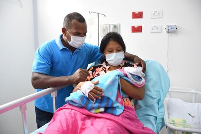 Ariadna Sofía Rúa Palmar, la primera bebé en nacer en el hospital de Palmar de Varela