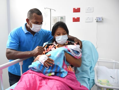 Ariadna Sofía Rúa Palmar, la primera bebé en nacer en el hospital de Palmar de Varela