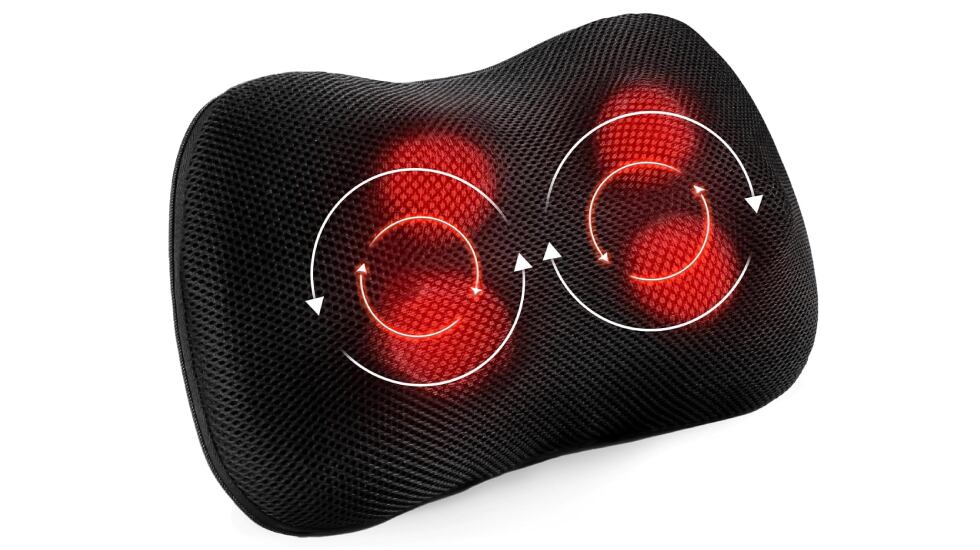 Masajeador de cuello con función de calefacción.