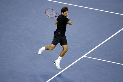 Federer, la noche del martes en Nueva York