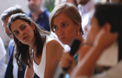 Las diputadas de Podemos Rita Maestre (izquierda) y Tania Sánchez.
