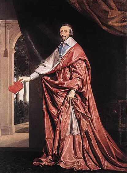 Retrato del cardenal Richelieu, de Philippe de Champaigne.