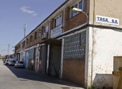 La sede de Tagasa, en Vitoria, donde falleció el joven venezolano el pasado viernes.