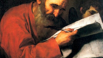 El cuadro 'San Mateo y el ángel', de José de Ribera.