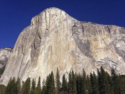 La montaña El Capitán, en el parque de Yosemite (California).