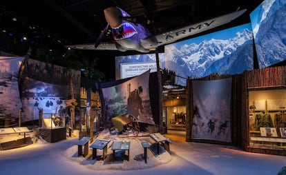 Sala dedicada a la Guerra del Pacífico en el pabellón Capaigns of Courage del Museo de la II Guerra Mundial, en Nueva Orleans.