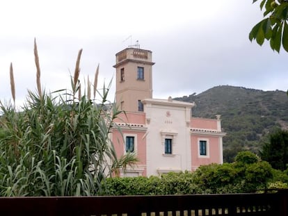 La casa Can Tarradas, de 1851,en Teià, (Maresme, Barcelona)