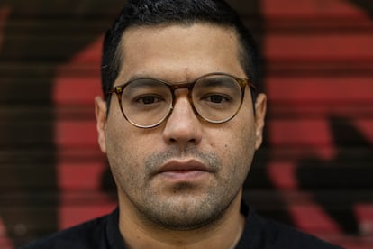 Óscar Martínez, autor de 'Los muertos y el periodista', el 21 de octubre en Madrid.