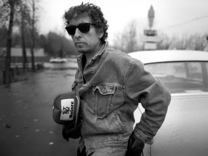 Bob Dylan, retratado en 1997.