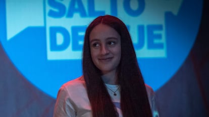 Dina Lassouli Sadi, de 16 años, ha participado en el proyecto Salto del Eje, promovido por el Festival de Cine Africano de Tarifa y el Alto Comisionado contra la Pobreza Infantil.