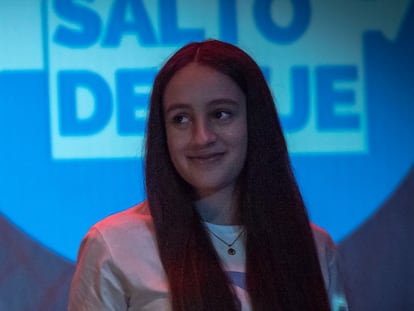 Dina Lassouli Sadi, de 16 años, ha participado en el proyecto Salto del Eje, promovido por el Festival de Cine Africano de Tarifa y el Alto Comisionado contra la Pobreza Infantil.