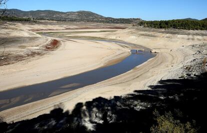 El embalse de Entrepeñas (Guadalajara), el 14 de noviembre de 2017.