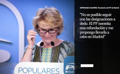 Varios dirigentes del PP han manifestado su preocupación por la situación en la que ha quedado su partido tras los malos resultados en las autonómicas y municipales. Tras la ejecutiva del lunes, en la que Rajoy descartó cambios, se empezaron a escuchar voces discrepantes con la dirección. El debate se avivó el martes con las declaraciones del presidente de Castilla y León en las que aconsejaba a Rajoy mirarse al espejo antes de volver a ser candidato.