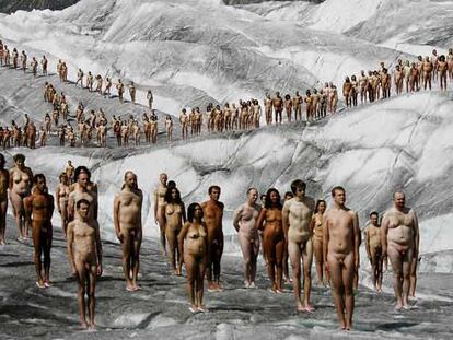 Desnudos contra el calentamiento global