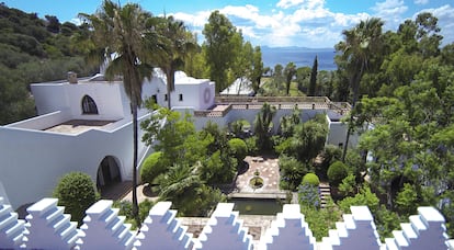 Vista de la casa que Hassan Fathy levantó para los Jakober en Alcudia y que hoy es sede del Museo Sa Bassa Blanca.