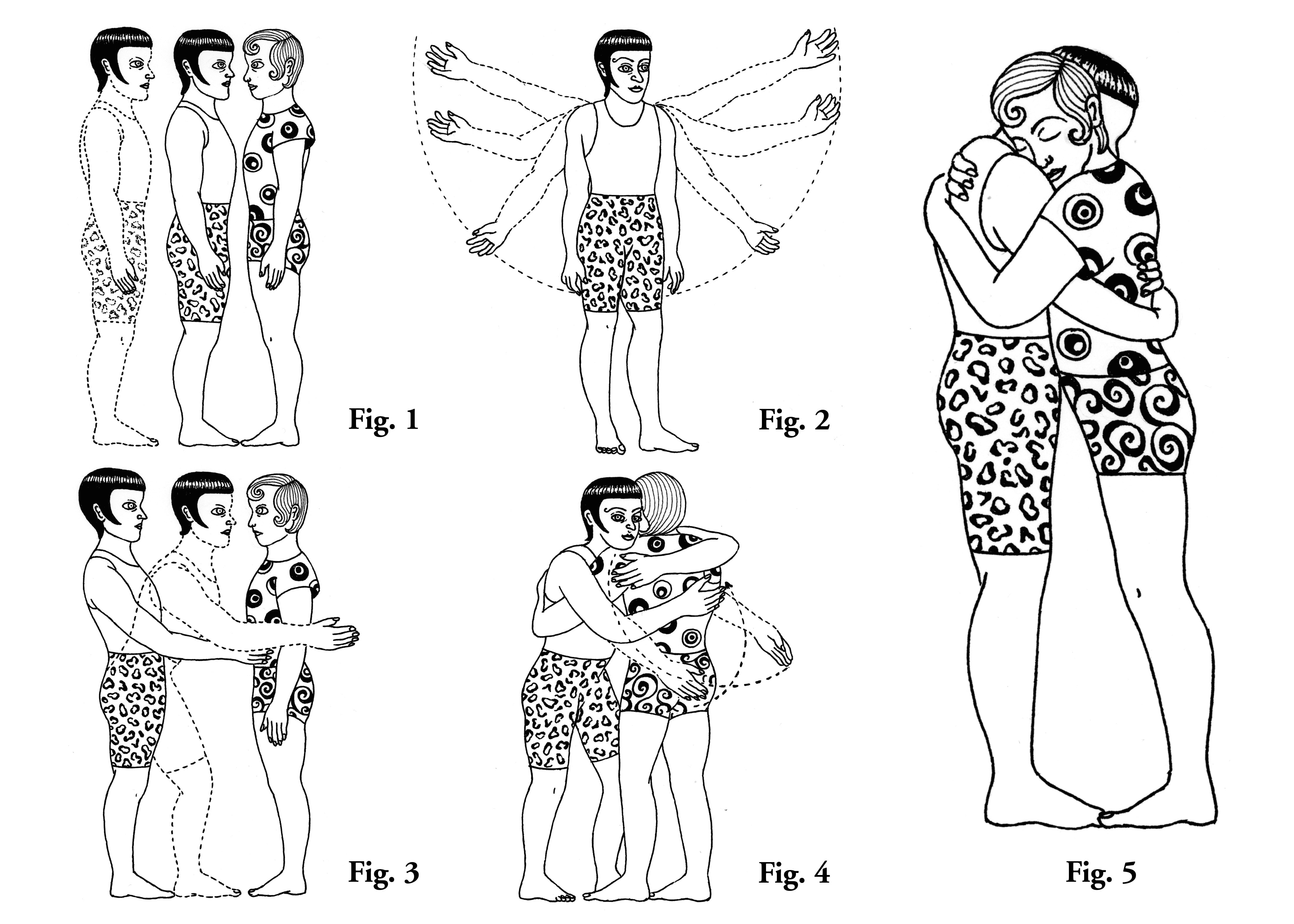 Instrucciones para dar un abrazo