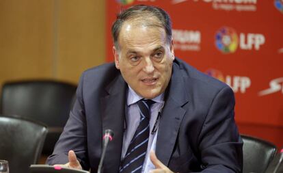 Javier Tebas, presidente de La Liga.