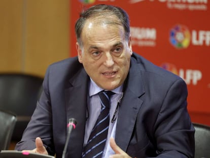 Javier Tebas, presidente de La Liga.
